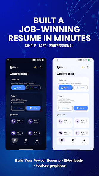 Resume Genie screen 1